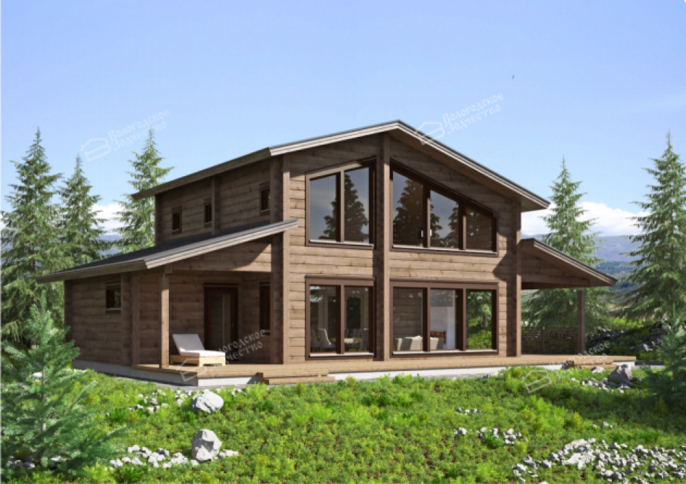 Дом из клееного бруса VZ-339